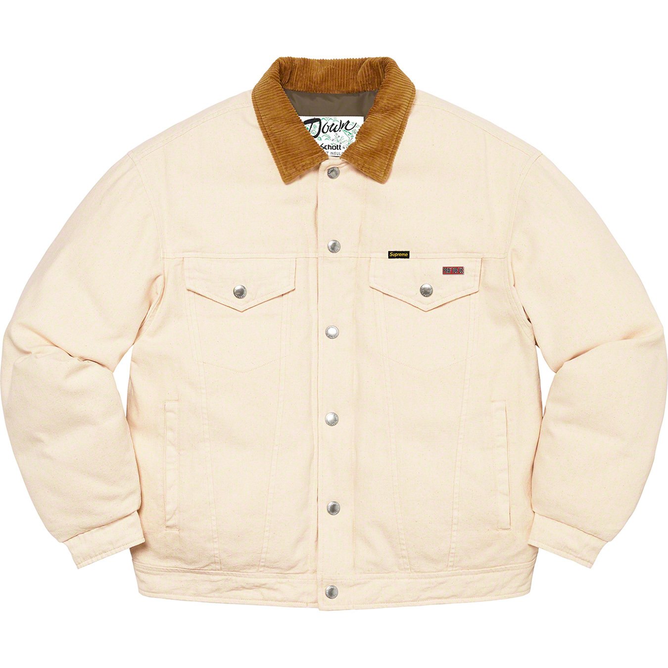 Schott Canvas Down Trucker Jacket - fall winter 2022 - Supreme