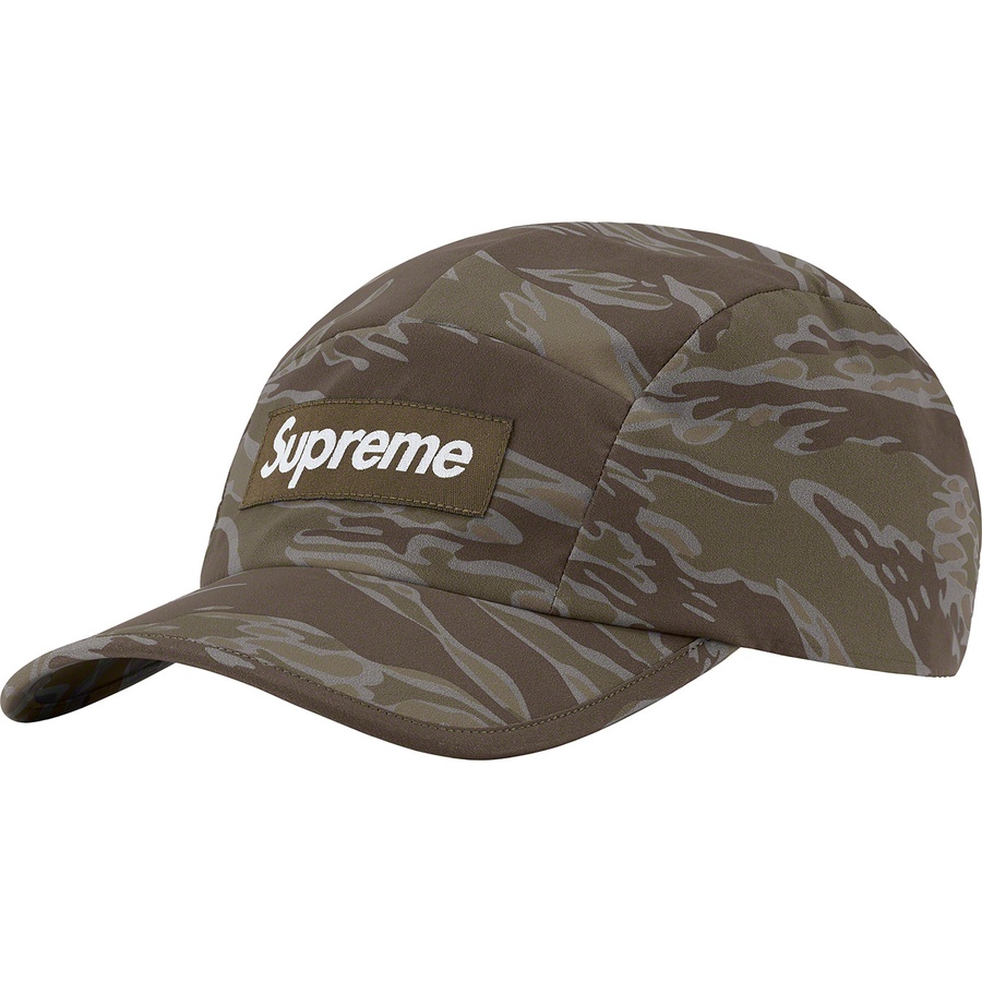 Details on Tiger Camo Reflective Camp Cap Brown from fall winter
                                                    2022 (Price is $58)