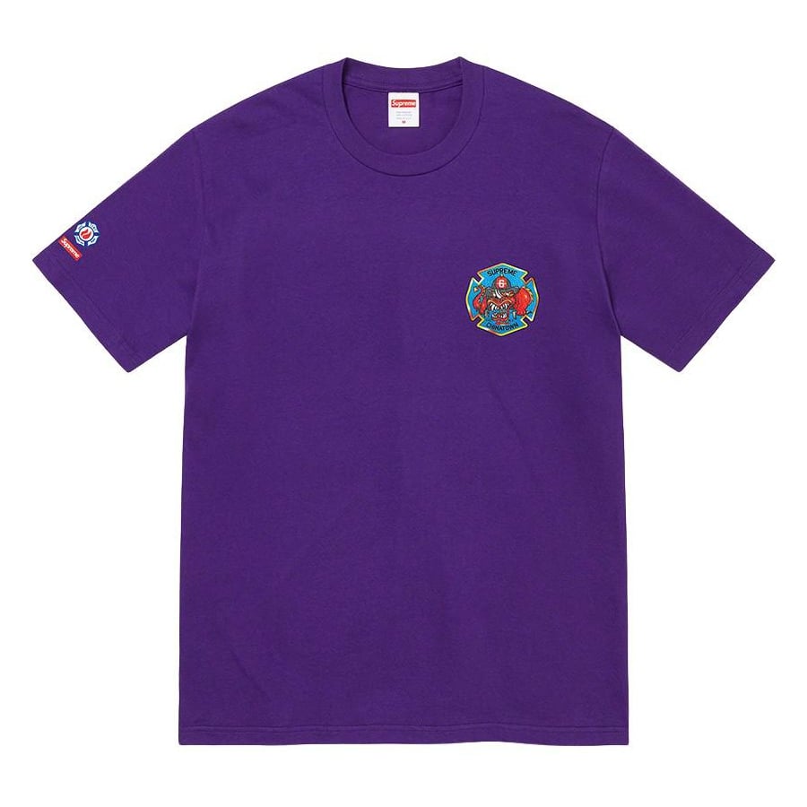 Supreme FDNY Engine 9 Tee for fall winter 22 season