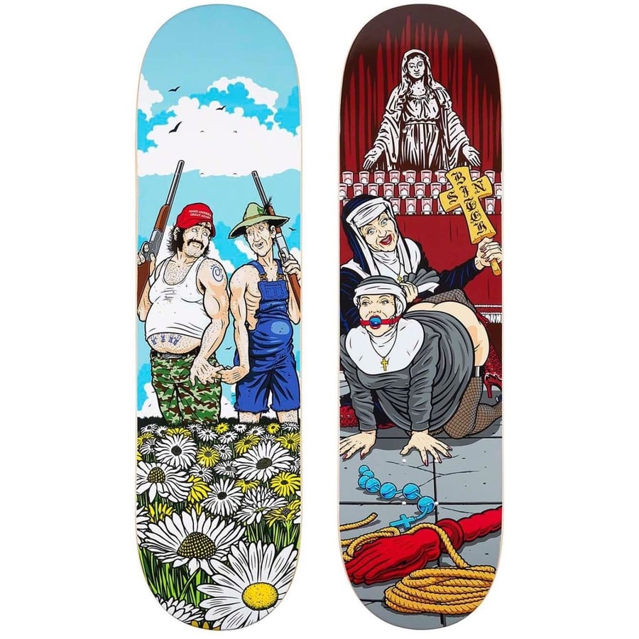 Supreme Nuns N Guns Skateboard for fall winter 22 season