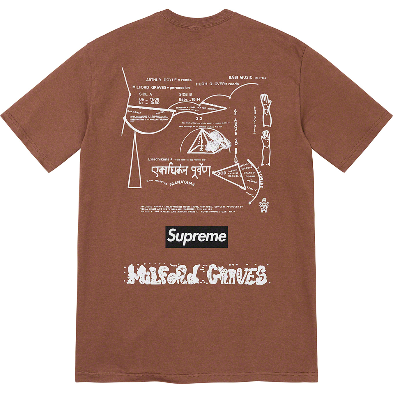Milford Graves Tee - fall winter 2022 - Supreme