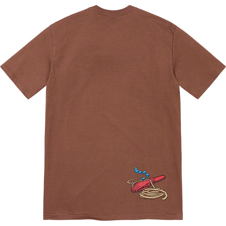 Details on Nuns Tee Brown from fall winter
                                                    2022 (Price is $40)