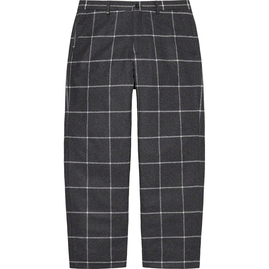 Details on Windowpane Wool Trouser Black from fall winter
                                                    2022 (Price is $178)