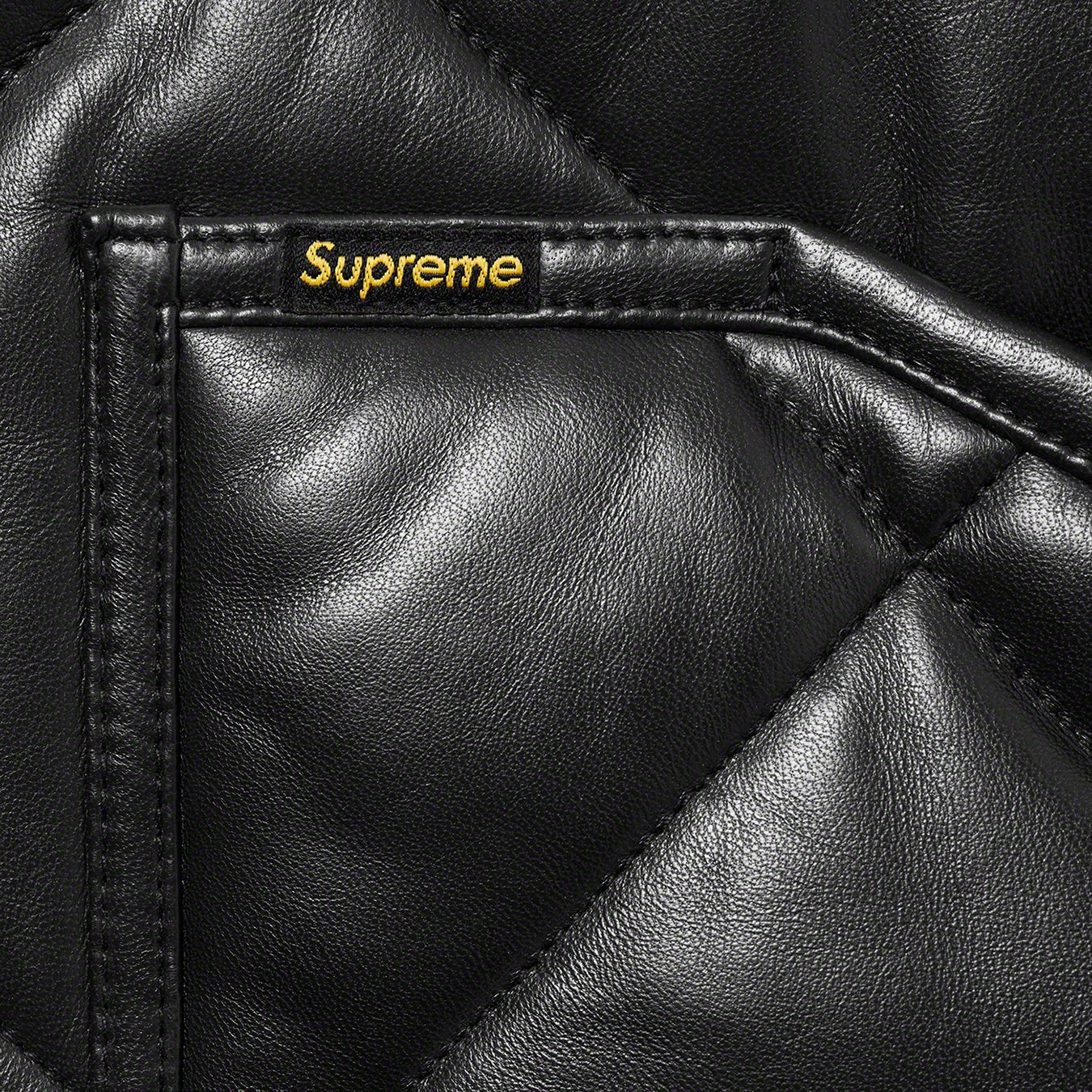 Quilted Leather Work Jacket - fall winter 2022 - Supreme