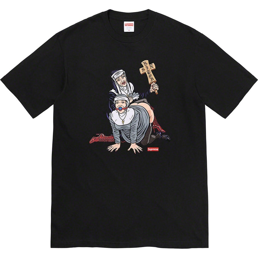 Details on Nuns Tee Black from fall winter
                                                    2022 (Price is $40)