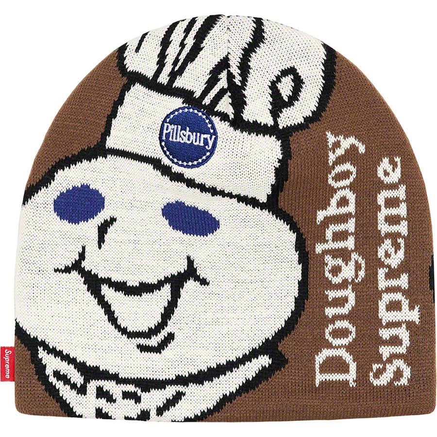 Details on Doughboy Beanie Brown from fall winter 2022 (Price is $40)
