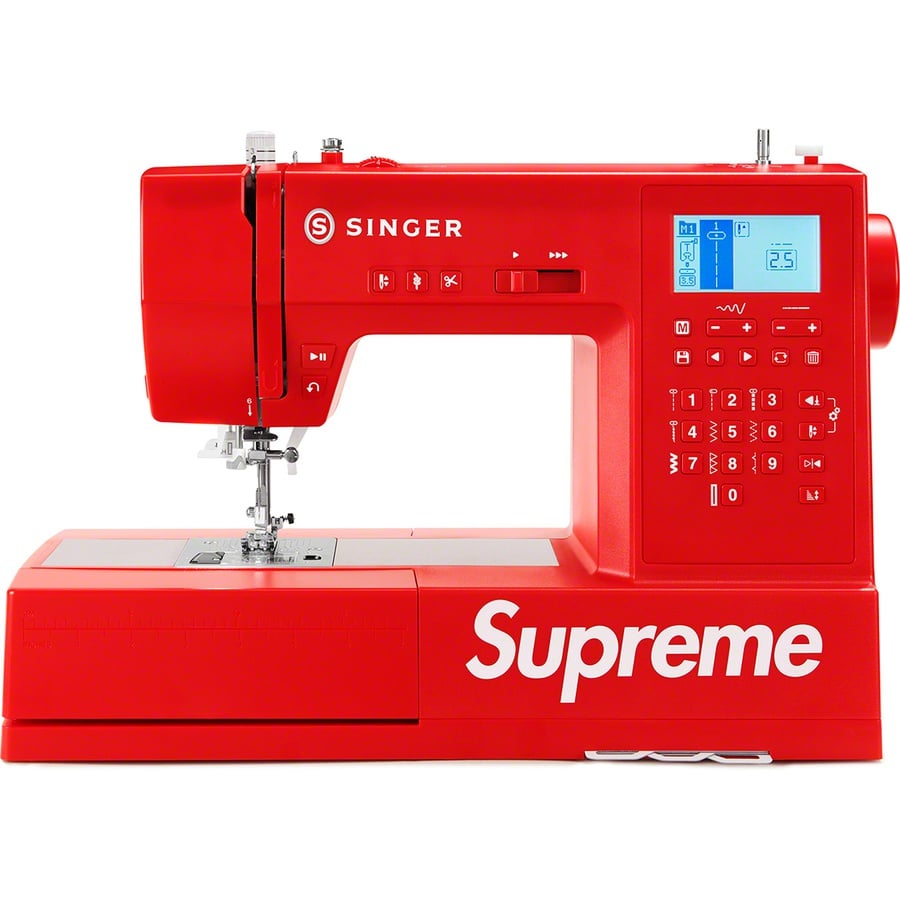 Details on Supreme SINGER SP68 Computerized Sewing Machine Red from fall winter
                                                    2022 (Price is $598)