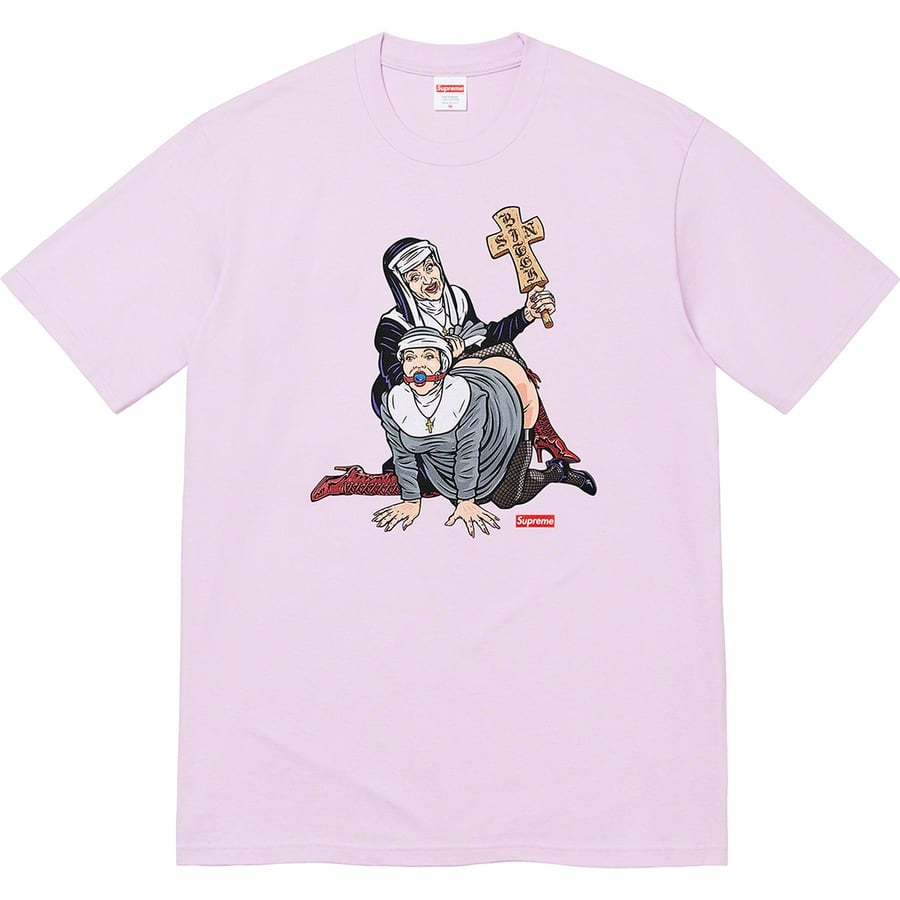 Details on Nuns Tee Light Purple from fall winter
                                                    2022 (Price is $40)