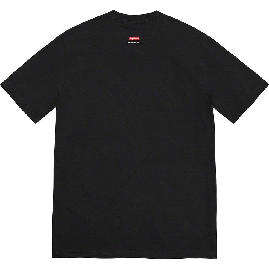 Details on Cigarette Tee Black from fall winter 2022 (Price is $40)