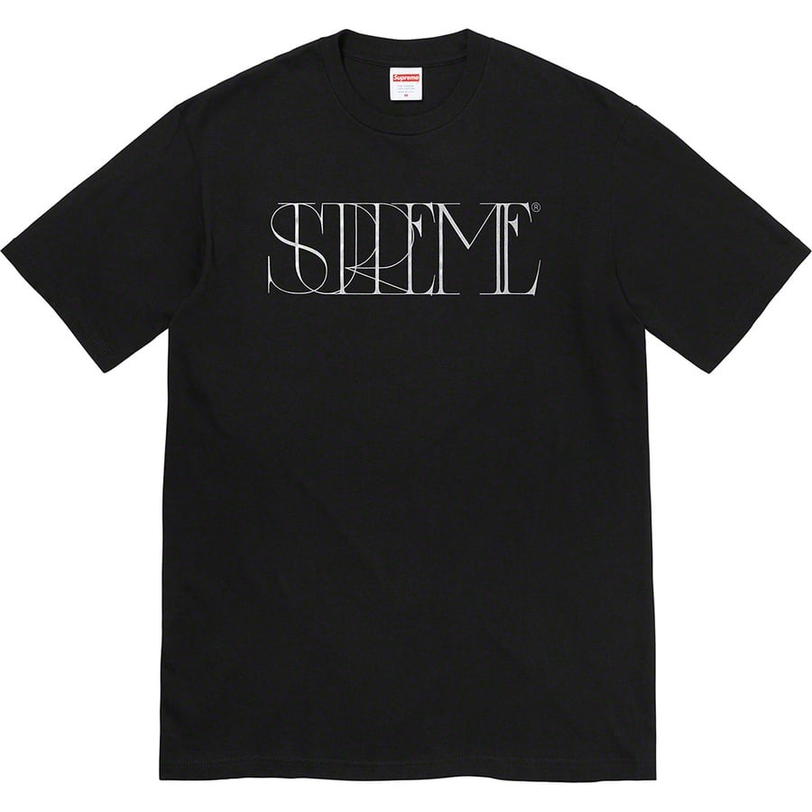 Supreme Trademark Tee (FW22) - Black - $40