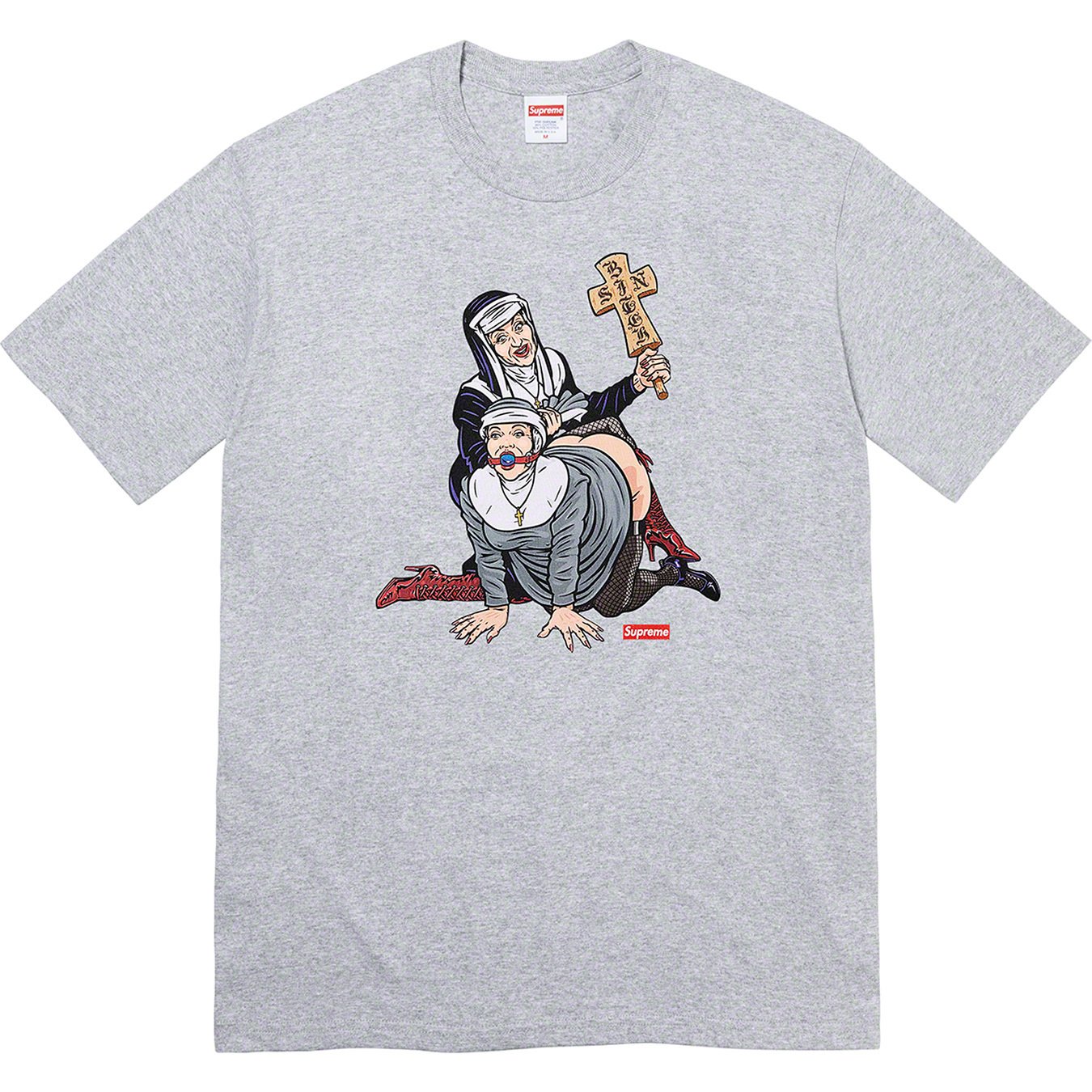 Tシャツ/カットソー(半袖/袖なし)シュプリーム　Nuns Tee　ブラックM