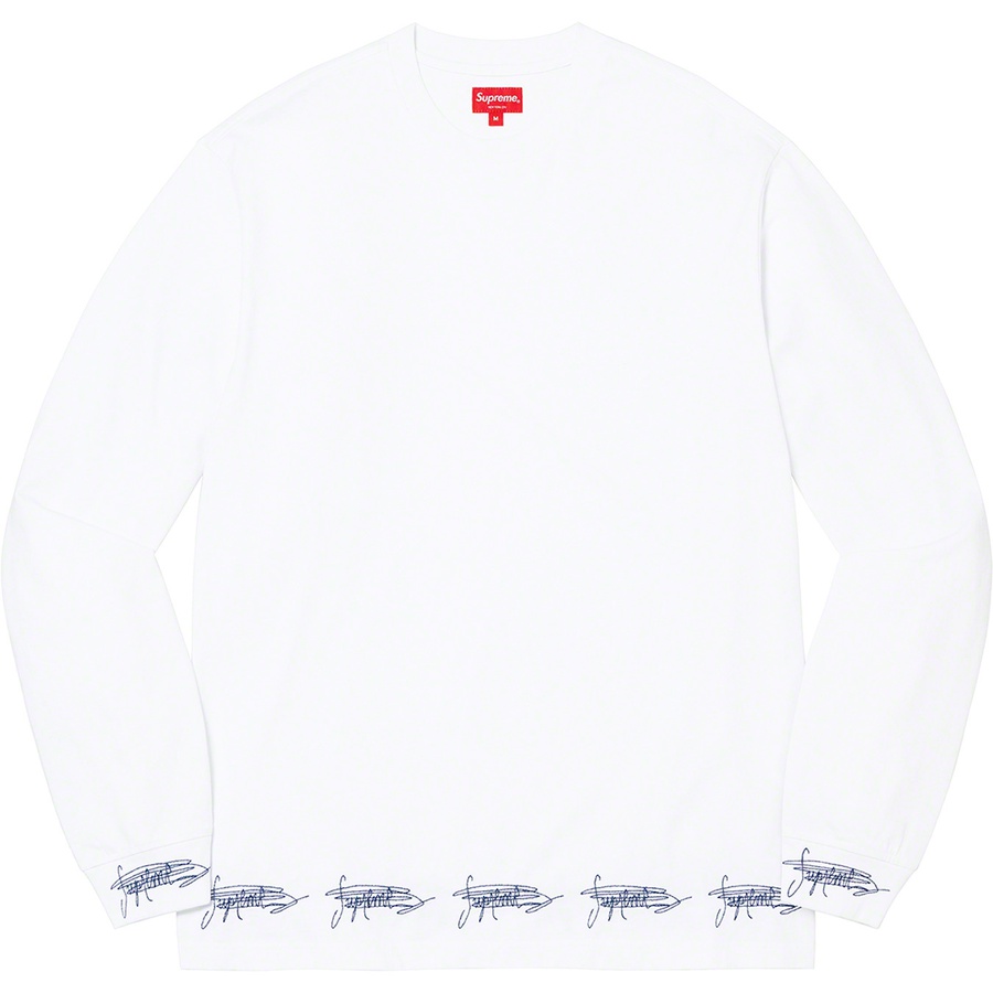 Details on Signature L S Top White from fall winter
                                                    2022 (Price is $88)