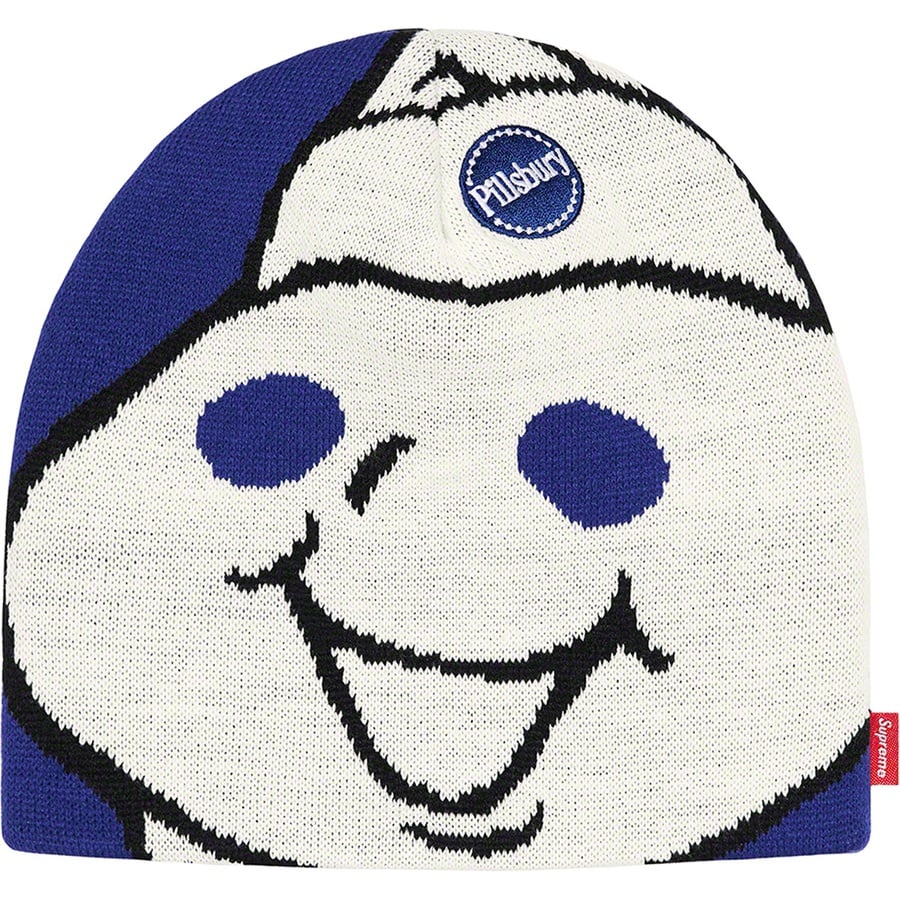 Details on Doughboy Beanie Blue from fall winter
                                                    2022 (Price is $40)