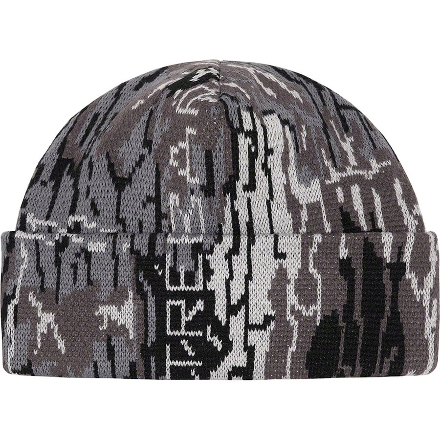 Details on Trebark Camo Beanie Black from fall winter
                                                    2022 (Price is $40)