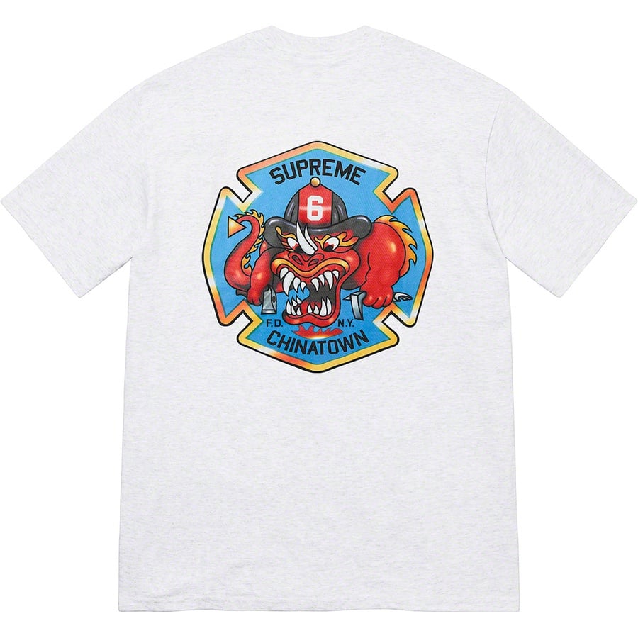 Details on FDNY Engine 9 Tee Ash Grey from fall winter 2022 (Price is $48)