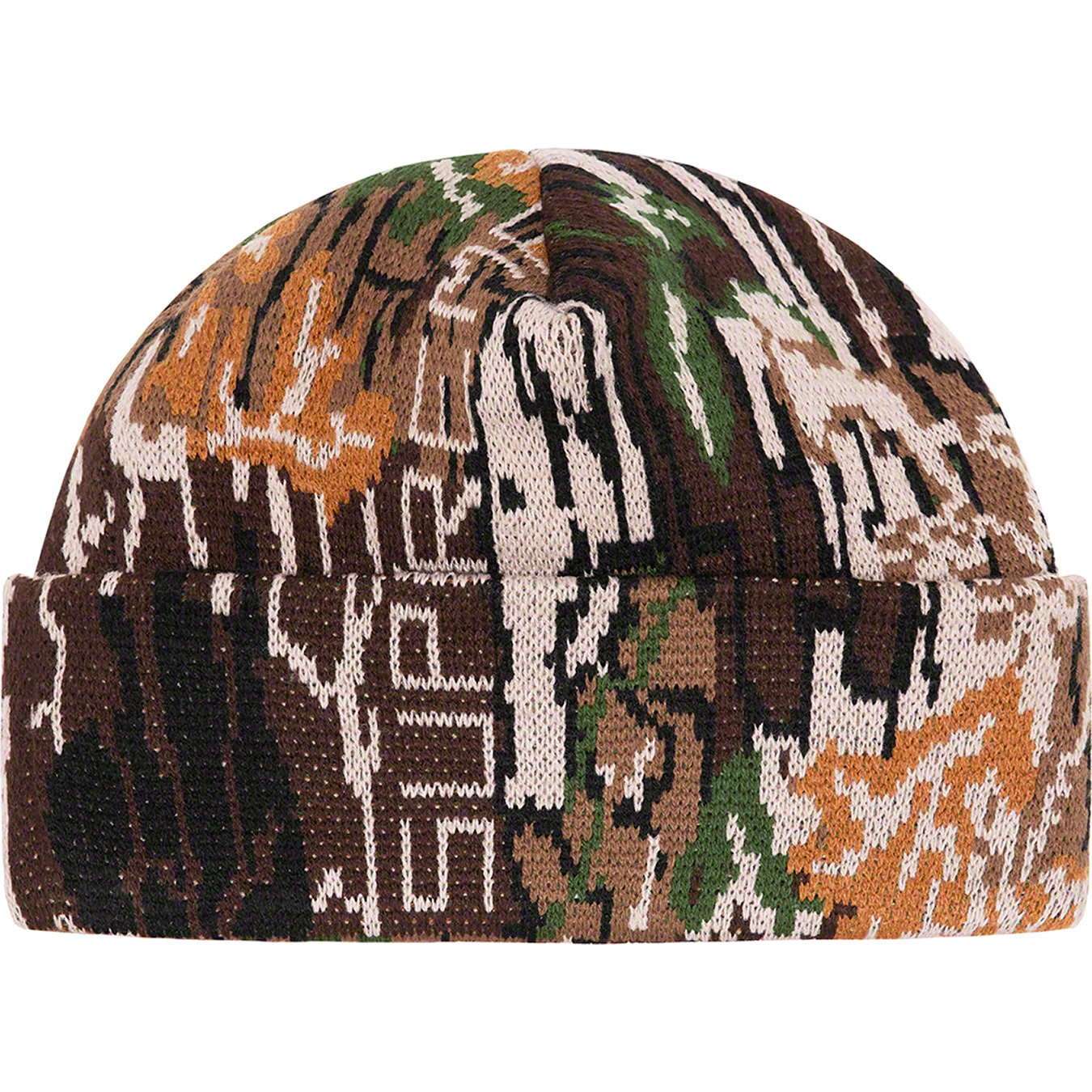 Supreme Trebark Camo Beanie Black