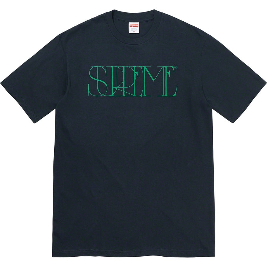 Details on Trademark Tee Navy from fall winter 2022 (Price is $40)
