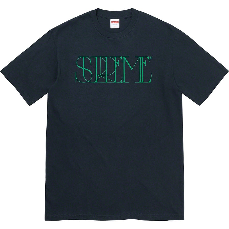 Supreme Trademark Tee (FW22) - Navy - $40