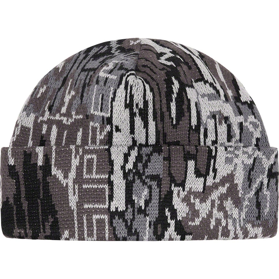 Details on Trebark Camo Beanie Black from fall winter
                                                    2022 (Price is $40)