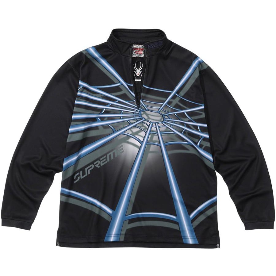 Details on Supreme Spyder Web Half Zip Pullover  from fall winter
                                                    2022 (Price is $128)