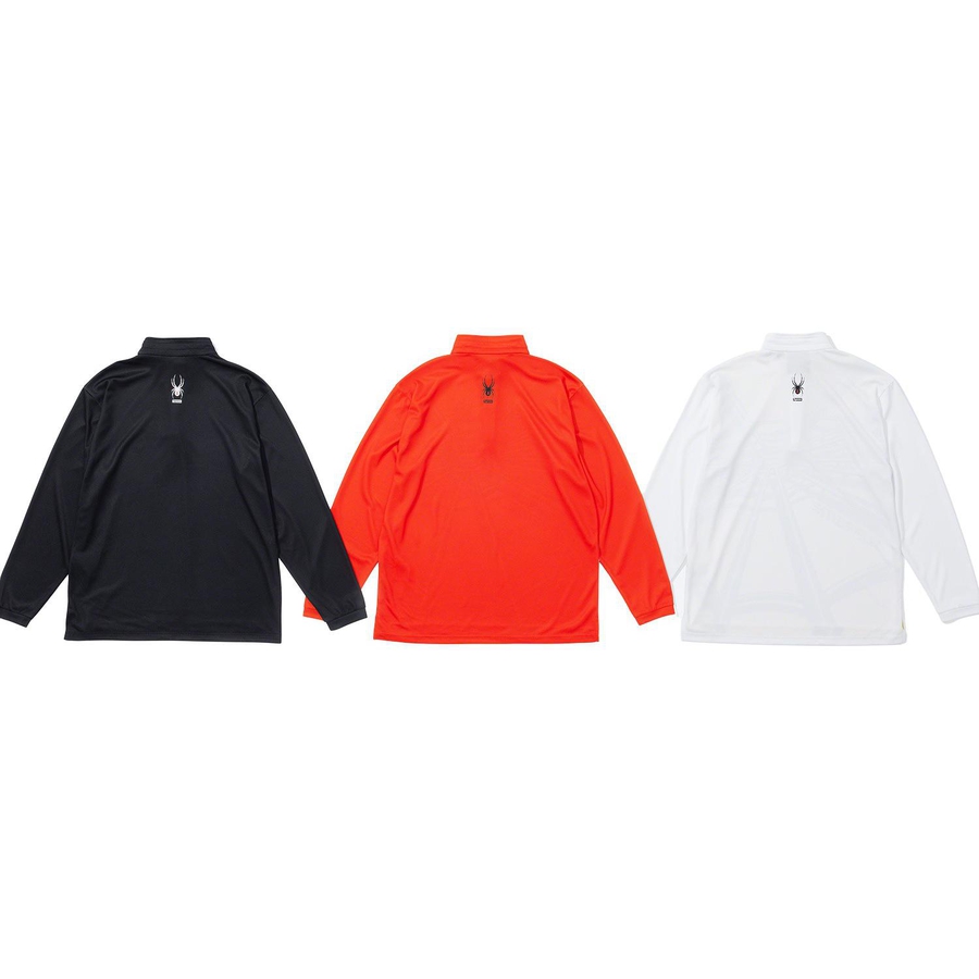 Details on Supreme Spyder Web Half Zip Pullover  from fall winter 2022 (Price is $128)
