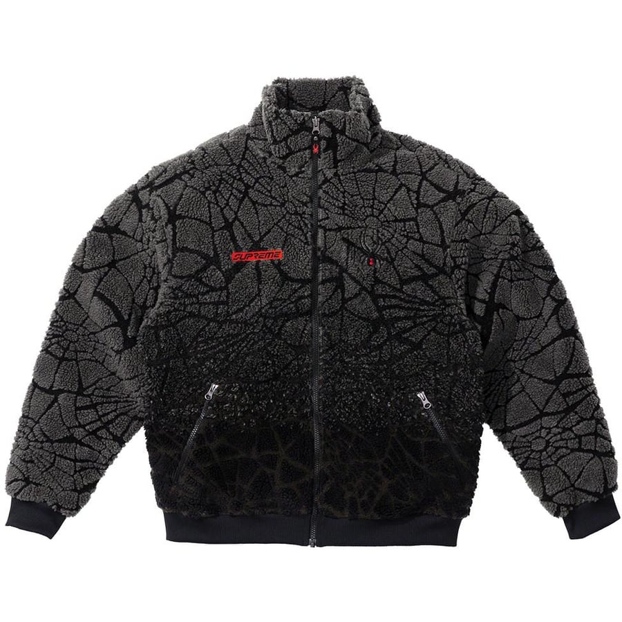 Details on Supreme Spyder Web Polar Fleece Jacket  from fall winter 2022 (Price is $248)