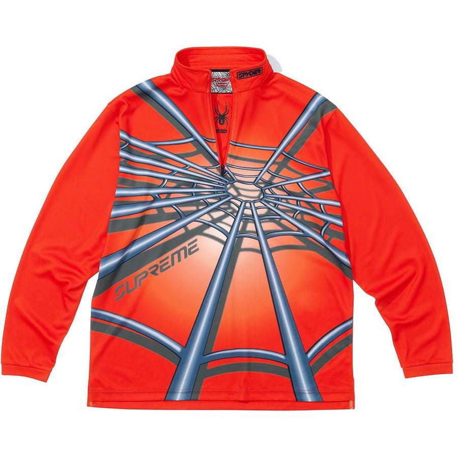 Details on Supreme Spyder Web Half Zip Pullover  from fall winter
                                                    2022 (Price is $128)