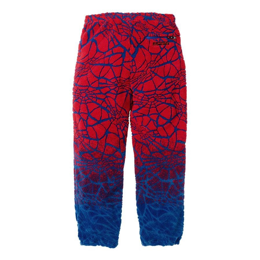 Details on Supreme Spyder Web Polar Fleece Pant  from fall winter
                                                    2022 (Price is $198)
