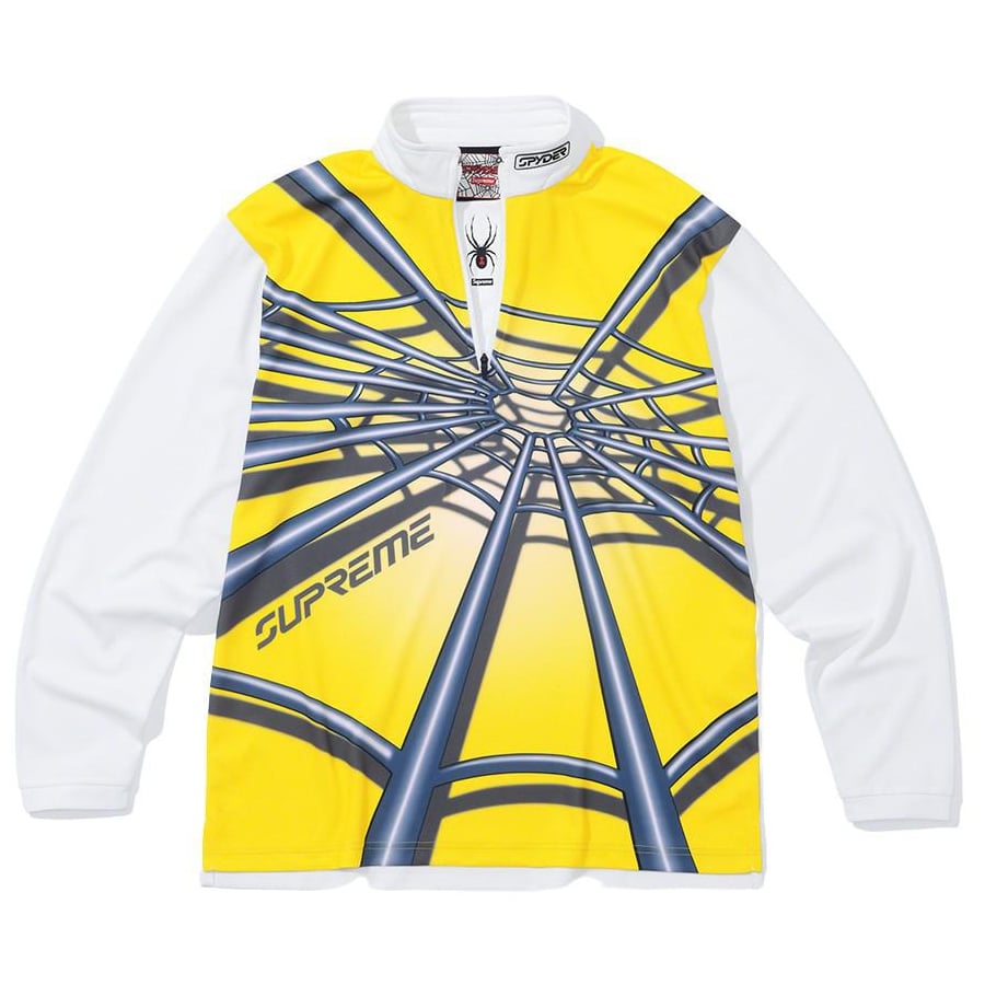 Details on Supreme Spyder Web Half Zip Pullover  from fall winter
                                                    2022 (Price is $128)