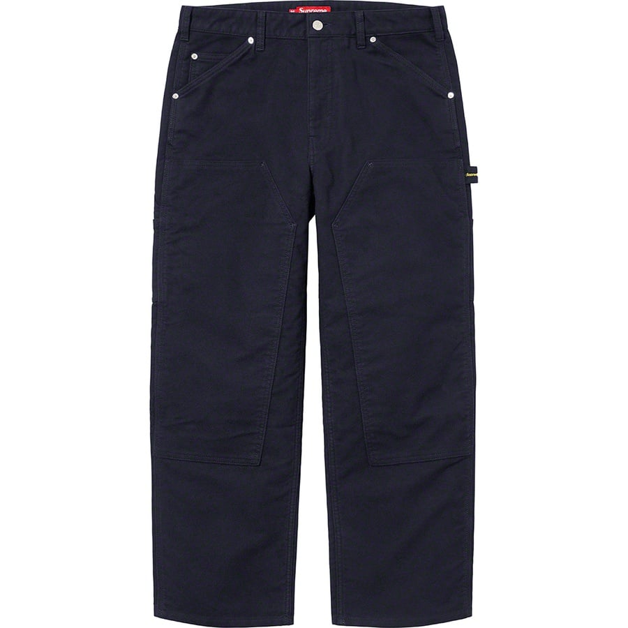 Details on Moleskin Double Knee Painter Pant Navy from fall winter
                                                    2022 (Price is $188)