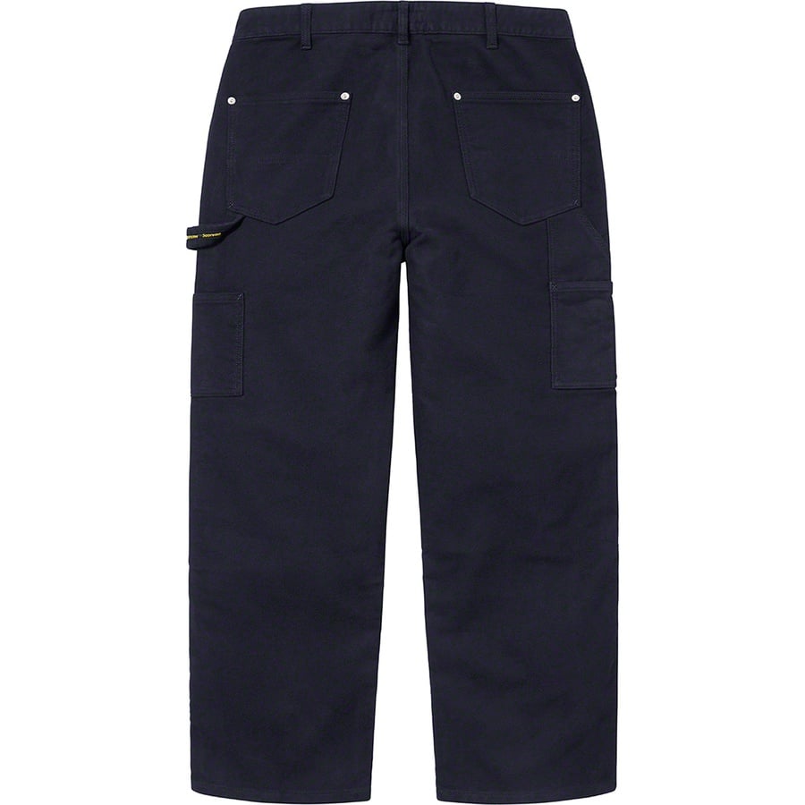 Details on Moleskin Double Knee Painter Pant Navy from fall winter
                                                    2022 (Price is $188)