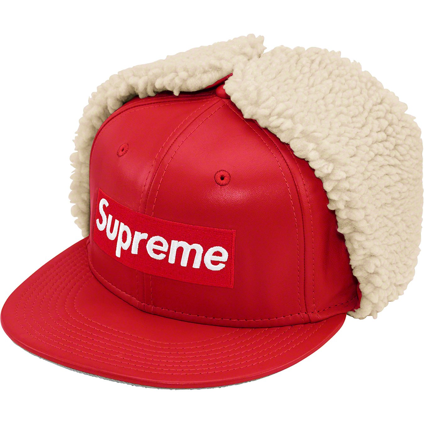 Leather Earflap New Era - fall winter 2022 - Supreme