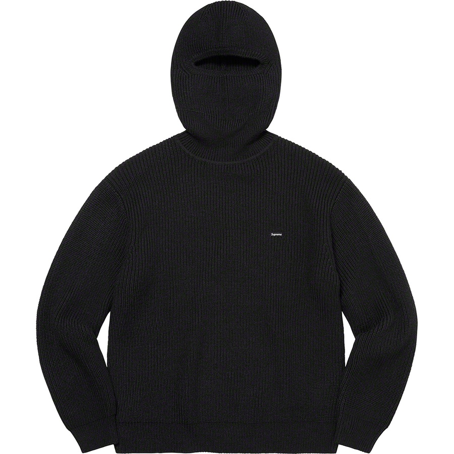 Details on Small Box Balaclava Turtleneck Sweater Black from fall winter
                                                    2022 (Price is $148)