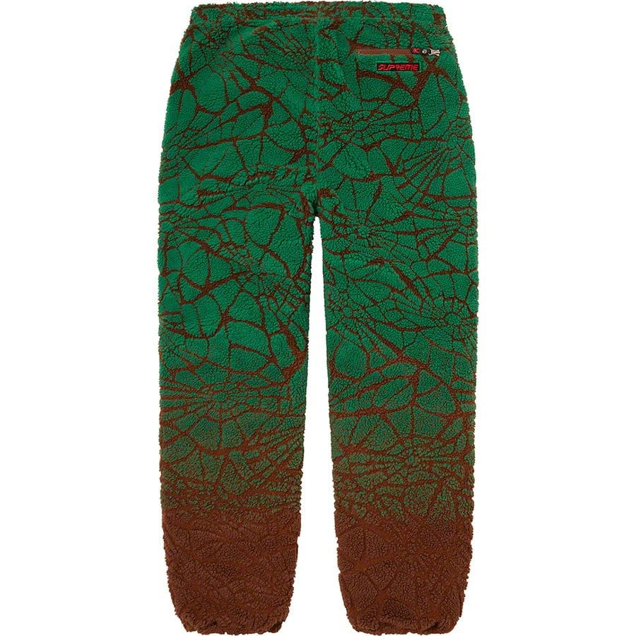 Details on Supreme Spyder Web Polar Fleece Pant Brown from fall winter
                                                    2022 (Price is $198)