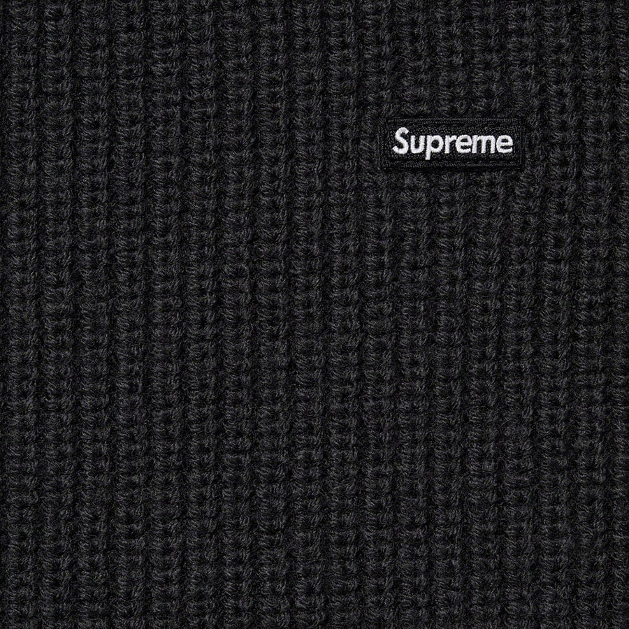 Details on Small Box Balaclava Turtleneck Sweater Black from fall winter
                                                    2022 (Price is $148)