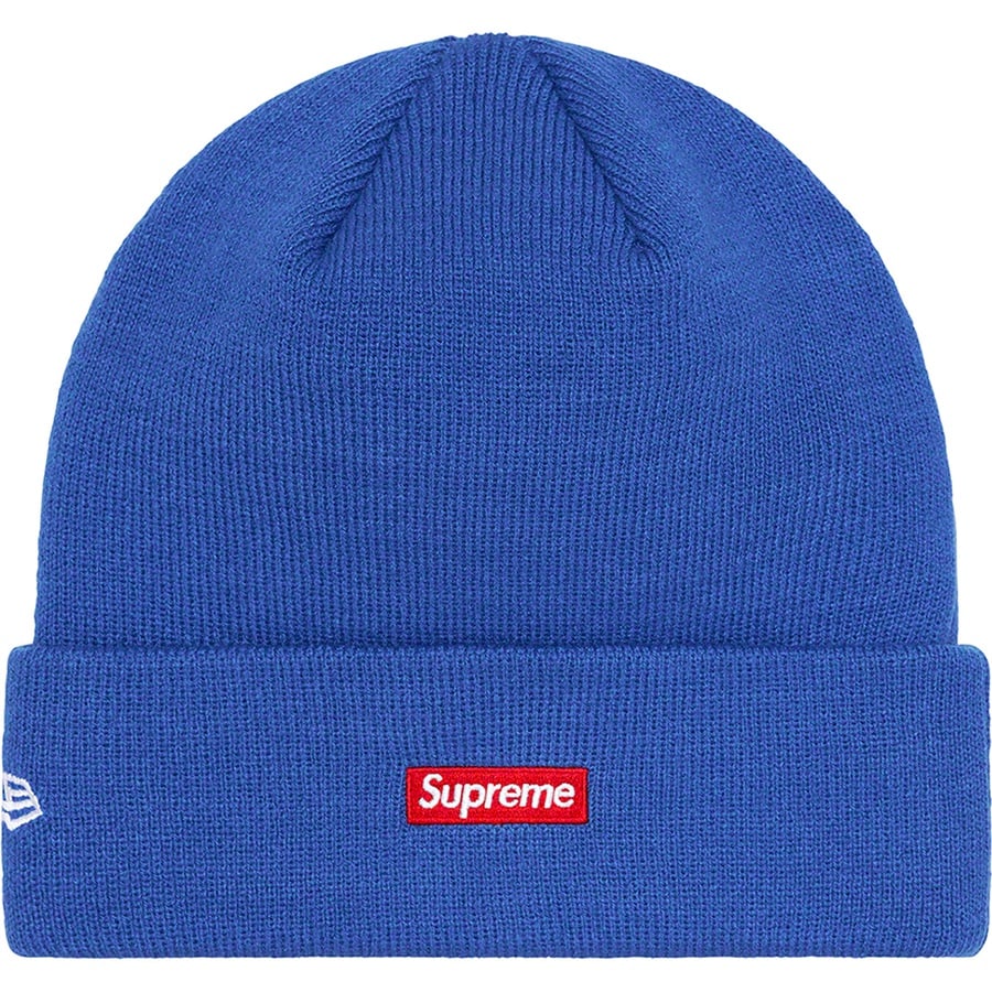 Details on New Era S Logo Beanie Royal from fall winter
                                                    2022 (Price is $40)