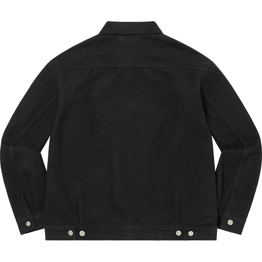 Details on Moleskin Work Jacket Black from fall winter
                                                    2022 (Price is $198)