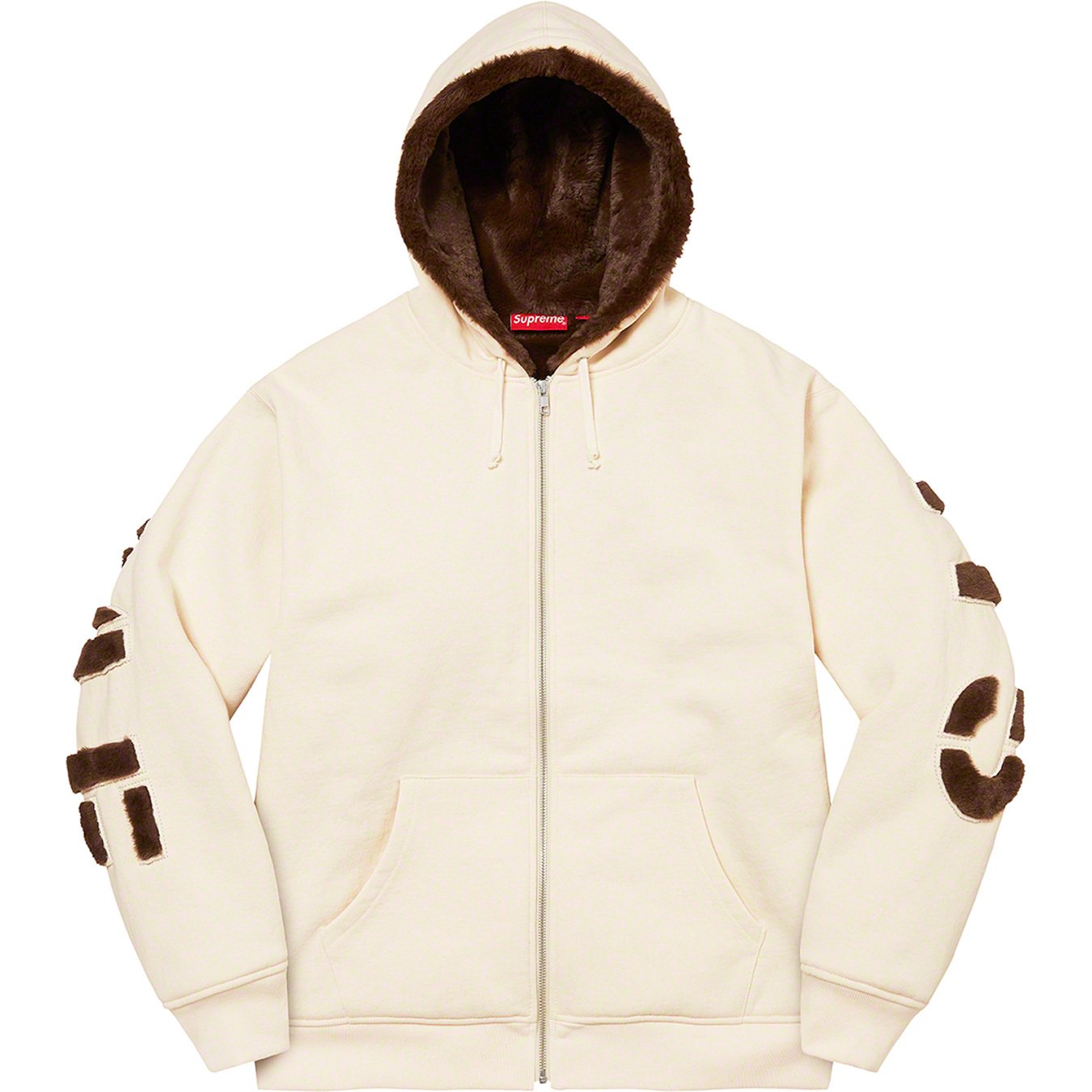 Faux Fur-Lined Full-Zip Hoodie