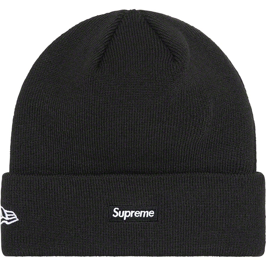 Details on New Era S Logo Beanie Black from fall winter
                                                    2022 (Price is $40)