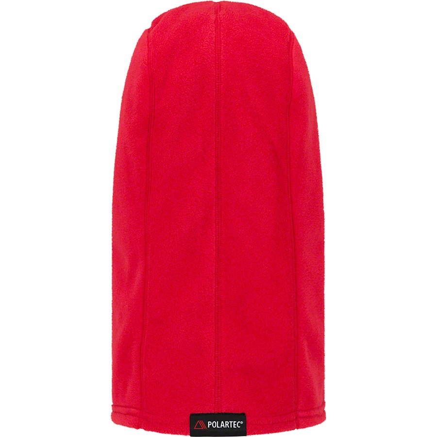 Details on Polartec Brim Balaclava Red from fall winter 2022 (Price is $60)