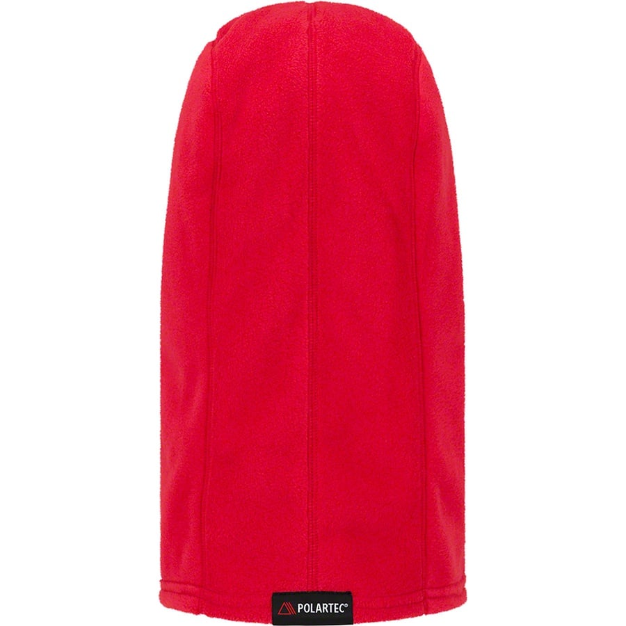 Details on Polartec Brim Balaclava Red from fall winter
                                                    2022 (Price is $60)