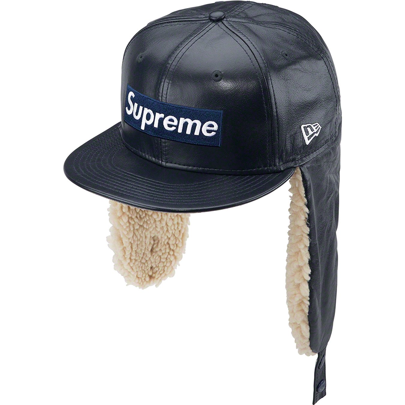 Leather Earflap New Era - fall winter 2022 - Supreme