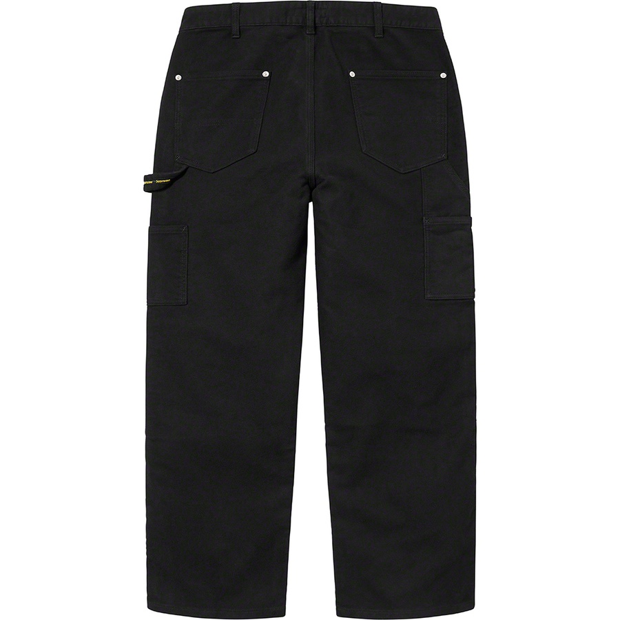 Details on Moleskin Double Knee Painter Pant Black from fall winter
                                                    2022 (Price is $188)