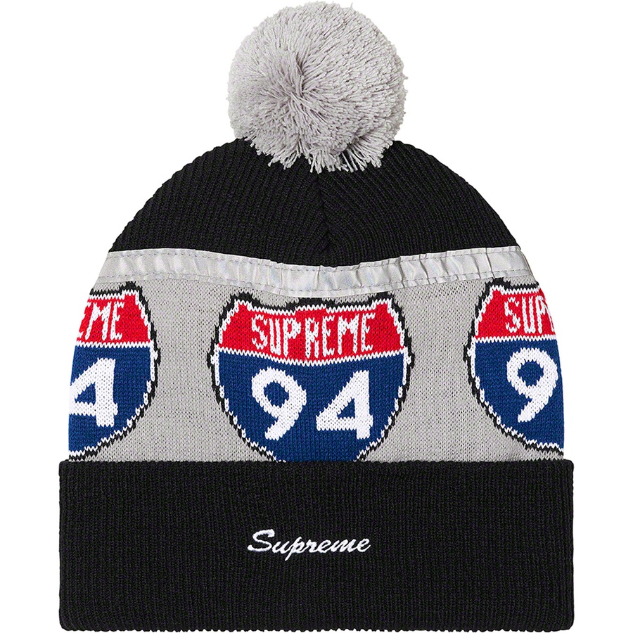 Details on Interstate Reflective Beanie Black from fall winter
                                                    2022 (Price is $40)