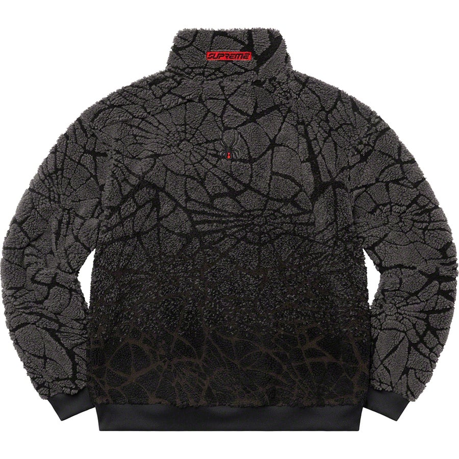 Details on Supreme Spyder Web Polar Fleece Jacket Black from fall winter
                                                    2022 (Price is $248)