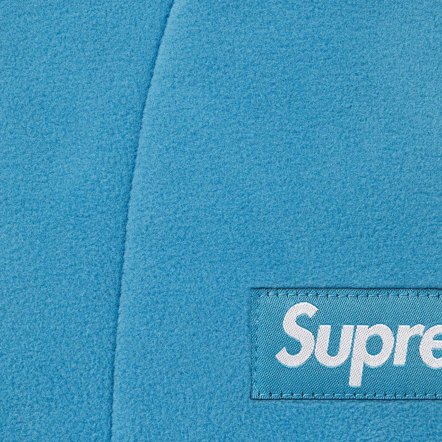 Details on Polartec Mock Neck Pullover Dusty Teal from fall winter 2022 (Price is $138)