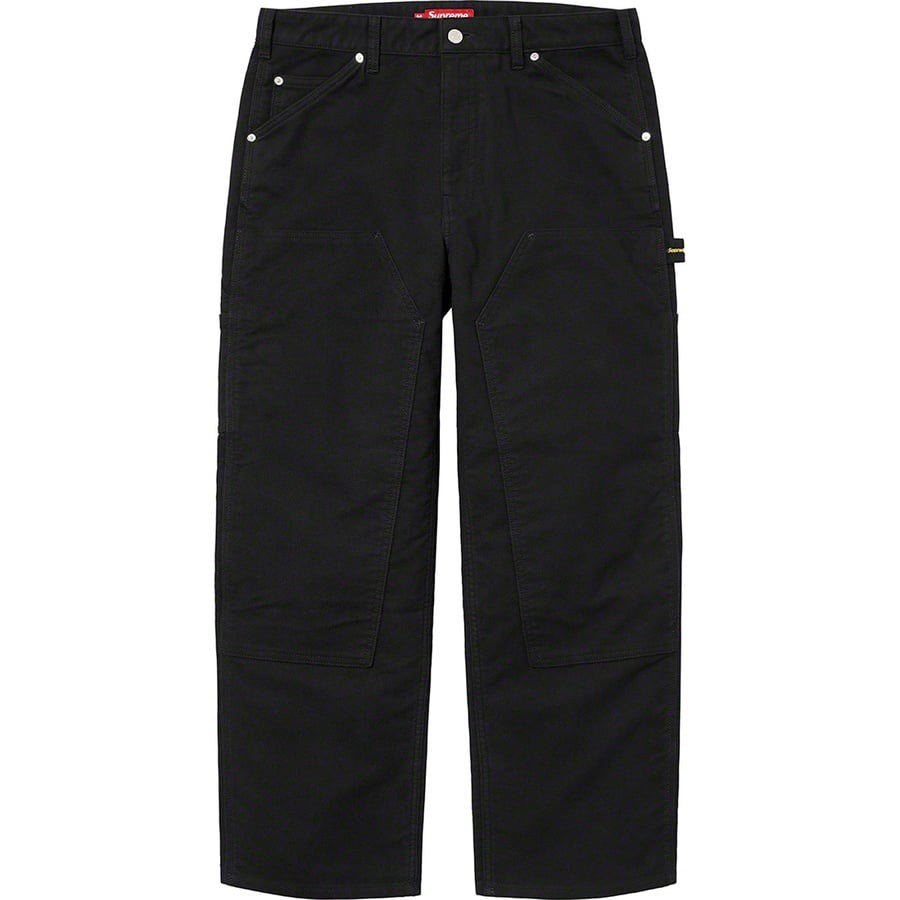Supreme Moleskin Double Knee Painter Pant (FW22) - Black - $188