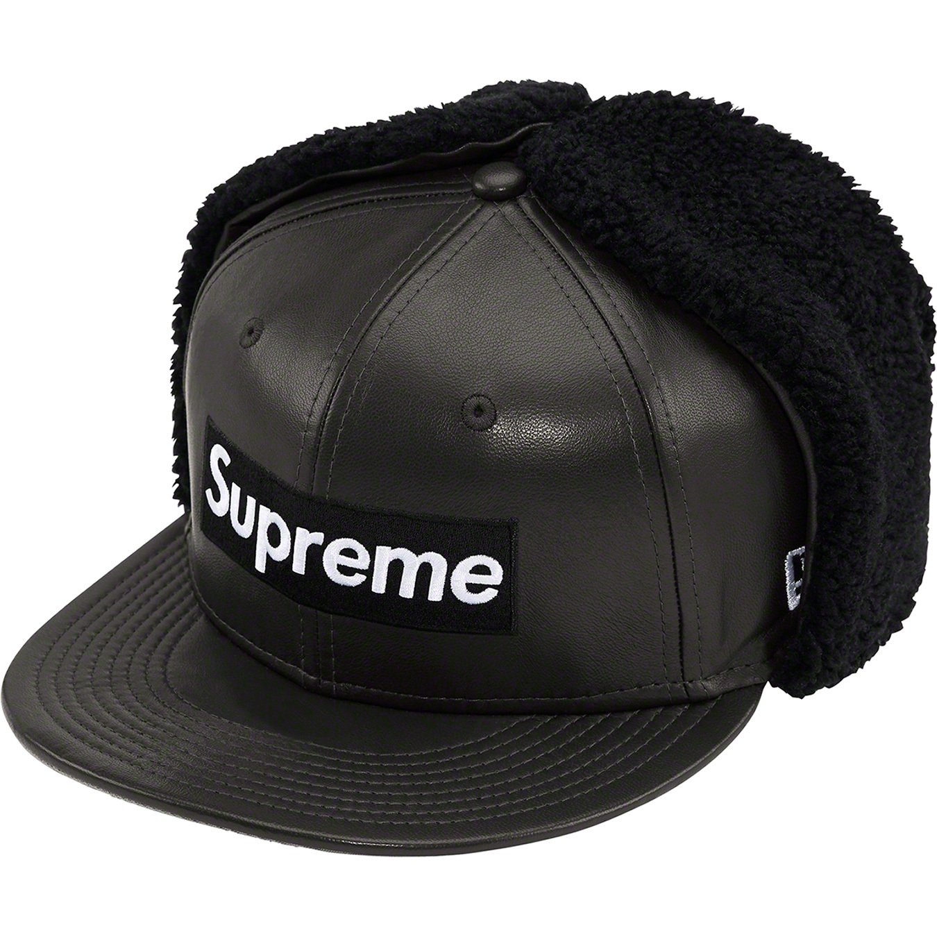 Leather Earflap New Era - fall winter 2022 - Supreme