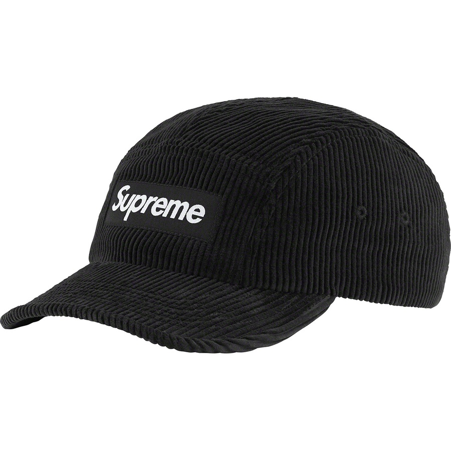 Details on Corduroy Camp Cap Black from fall winter
                                                    2022 (Price is $58)