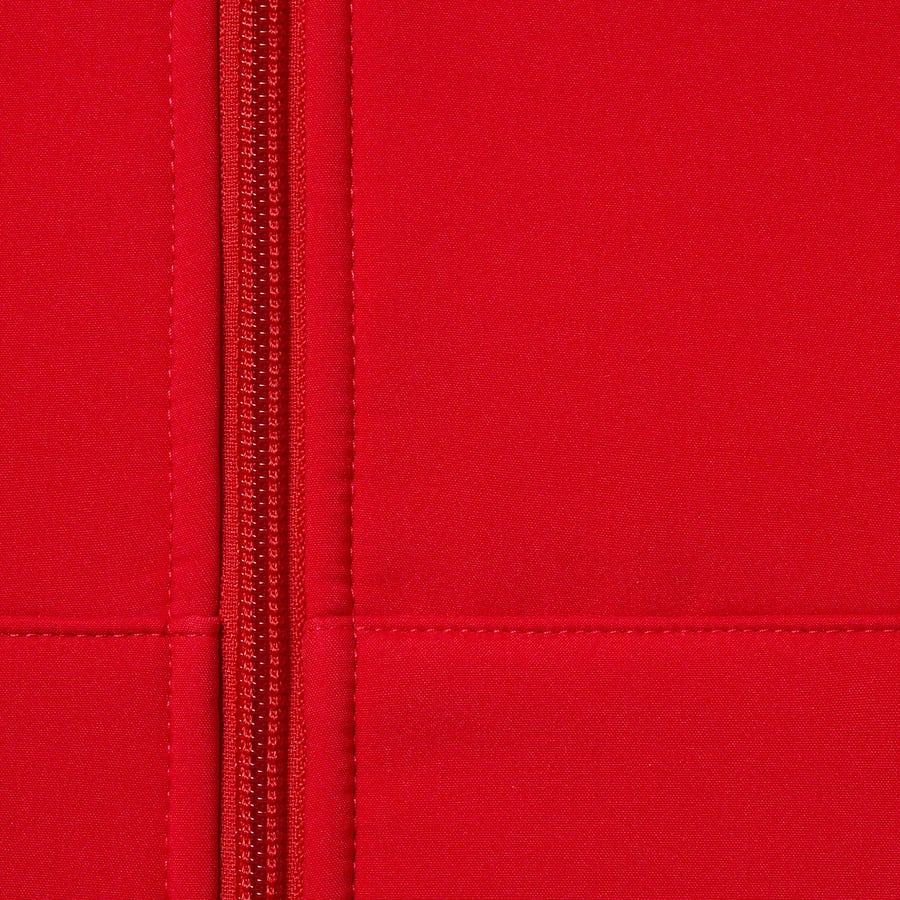 Details on WINDSTOPPER Zip Up Hooded Sweatshirt Red from fall winter
                                                    2022 (Price is $218)